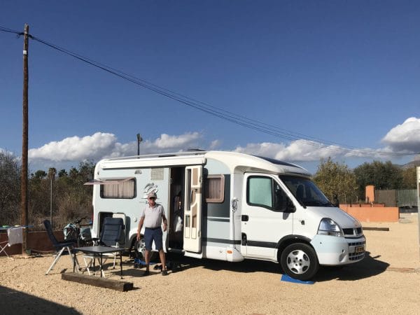 Camperplaats Costa Blanca.