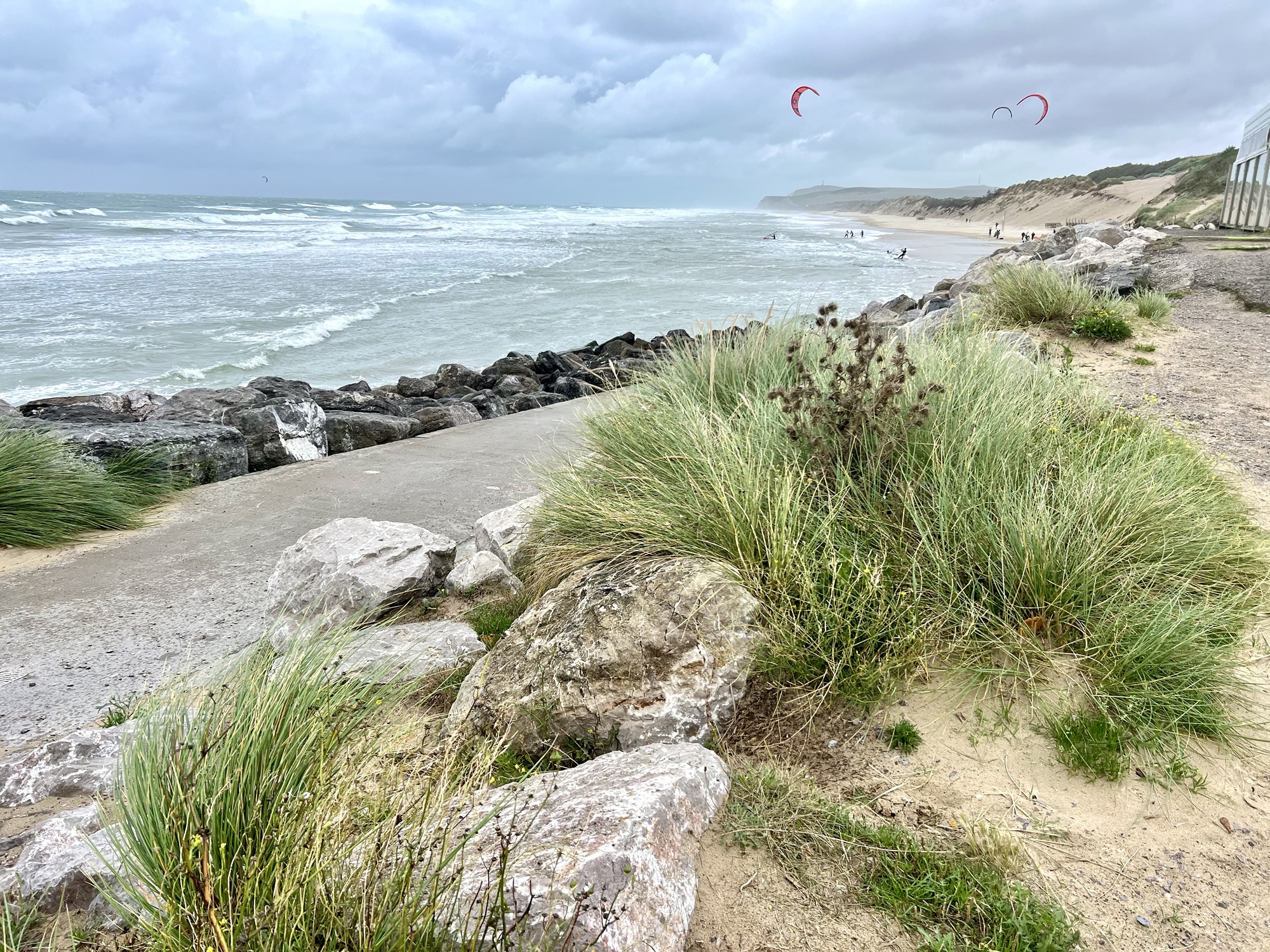 Uitwaaien in Wissant