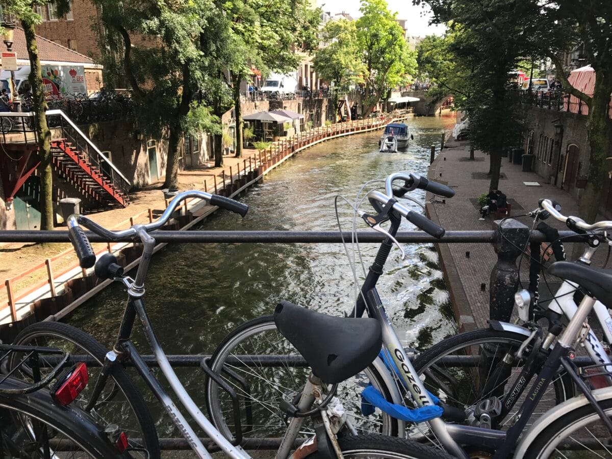 Cycling in the Netherlands.