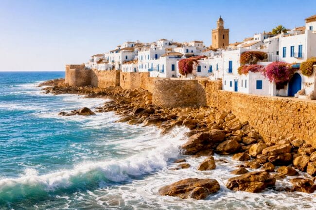 Asilah aan de Atlantische kust van Marokko