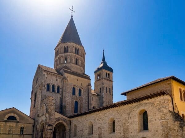 Abdijkerk in Cluny, Frankrijk.