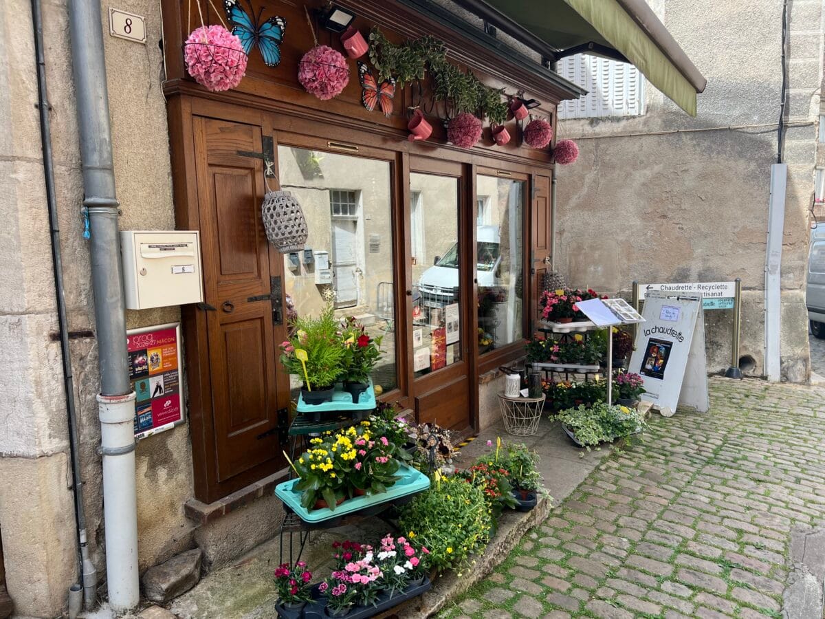 Geplaveide straten in Saint-Gengoux-le-National.