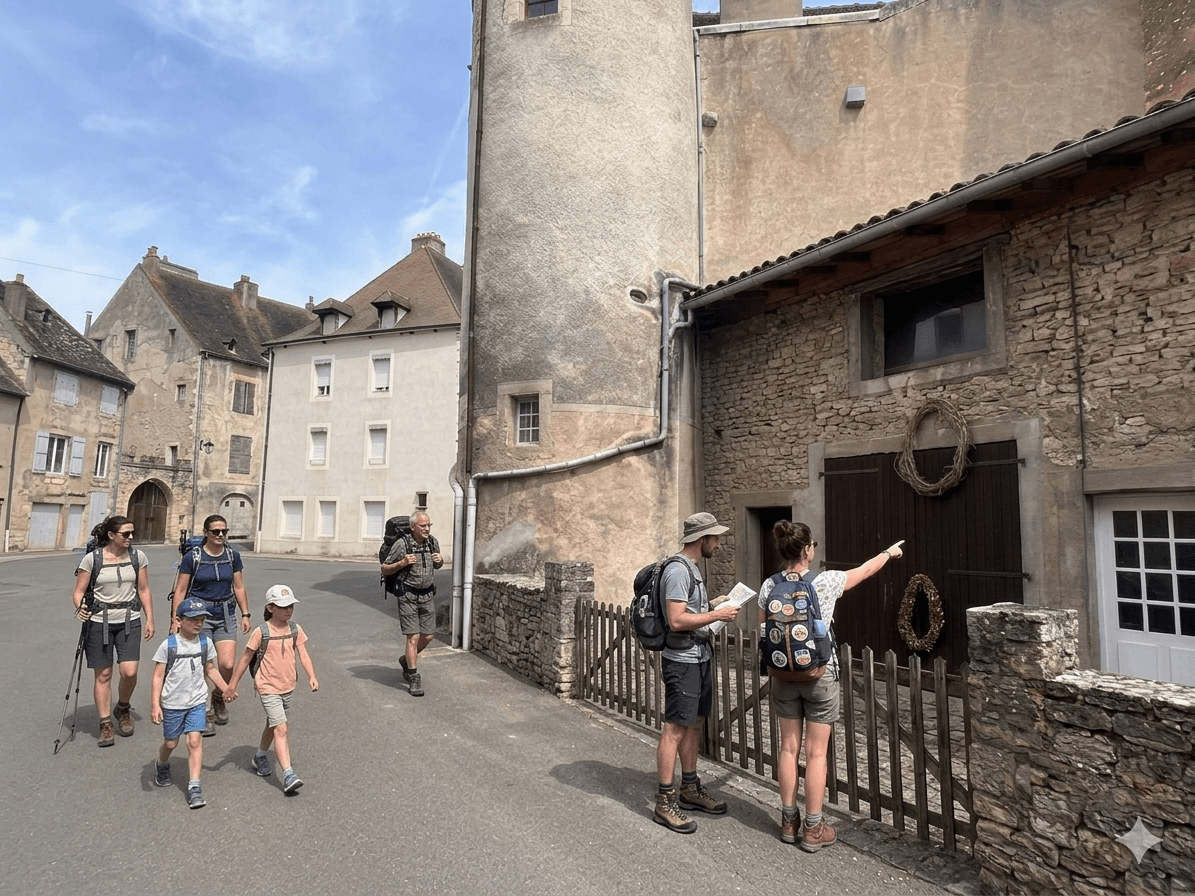 In Saint-Gengoux-le-National hangt een andere sfeer dan in Cluny.