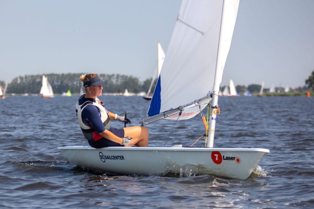 Zeilen in de Laser is uitdagend.