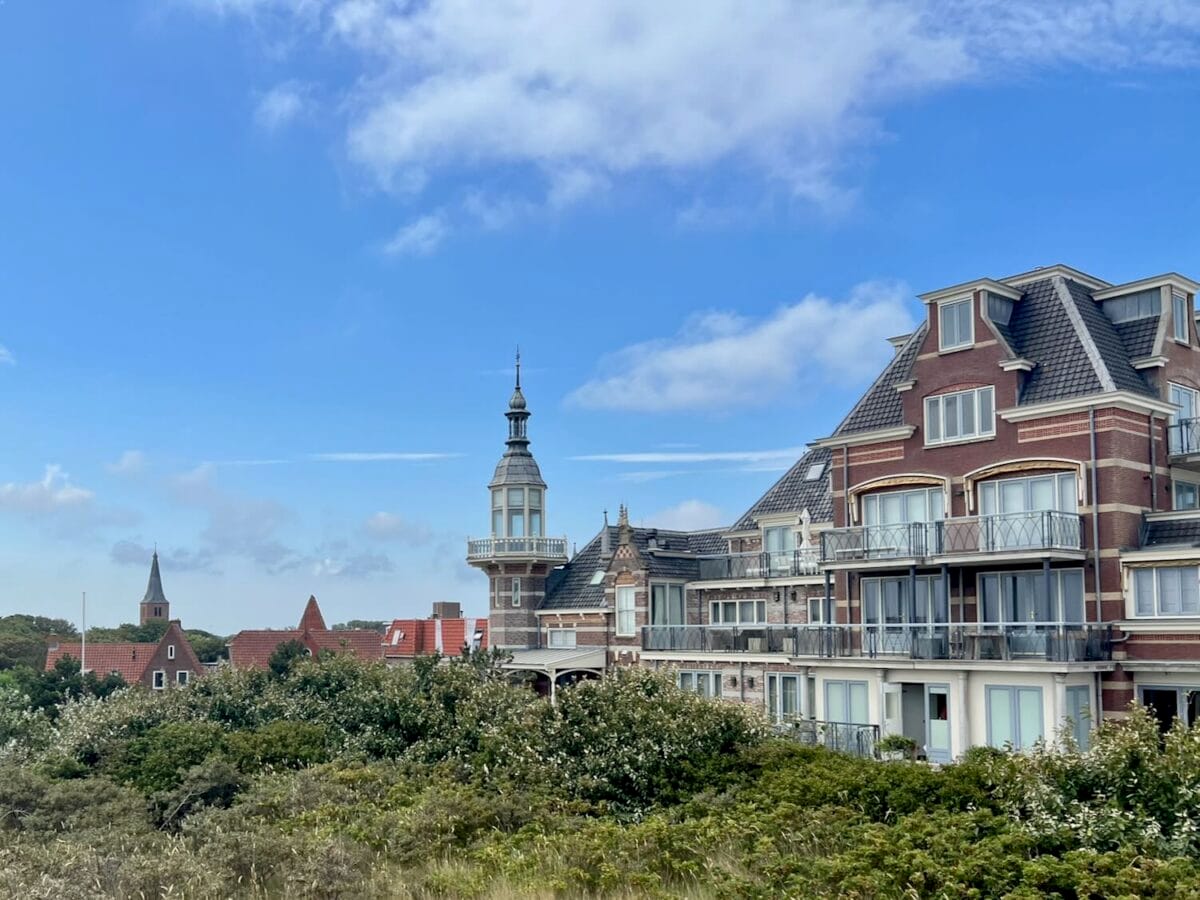 Badpaviljoen in Domburg op Walcheren, Zeeland.