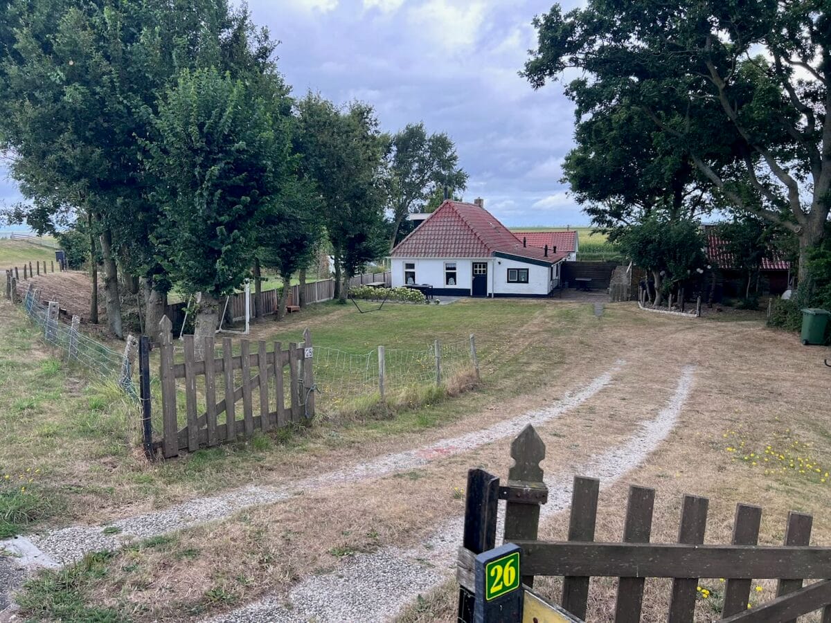 Old fishermans cottage Laaksum, Friesland, the Netherlands.