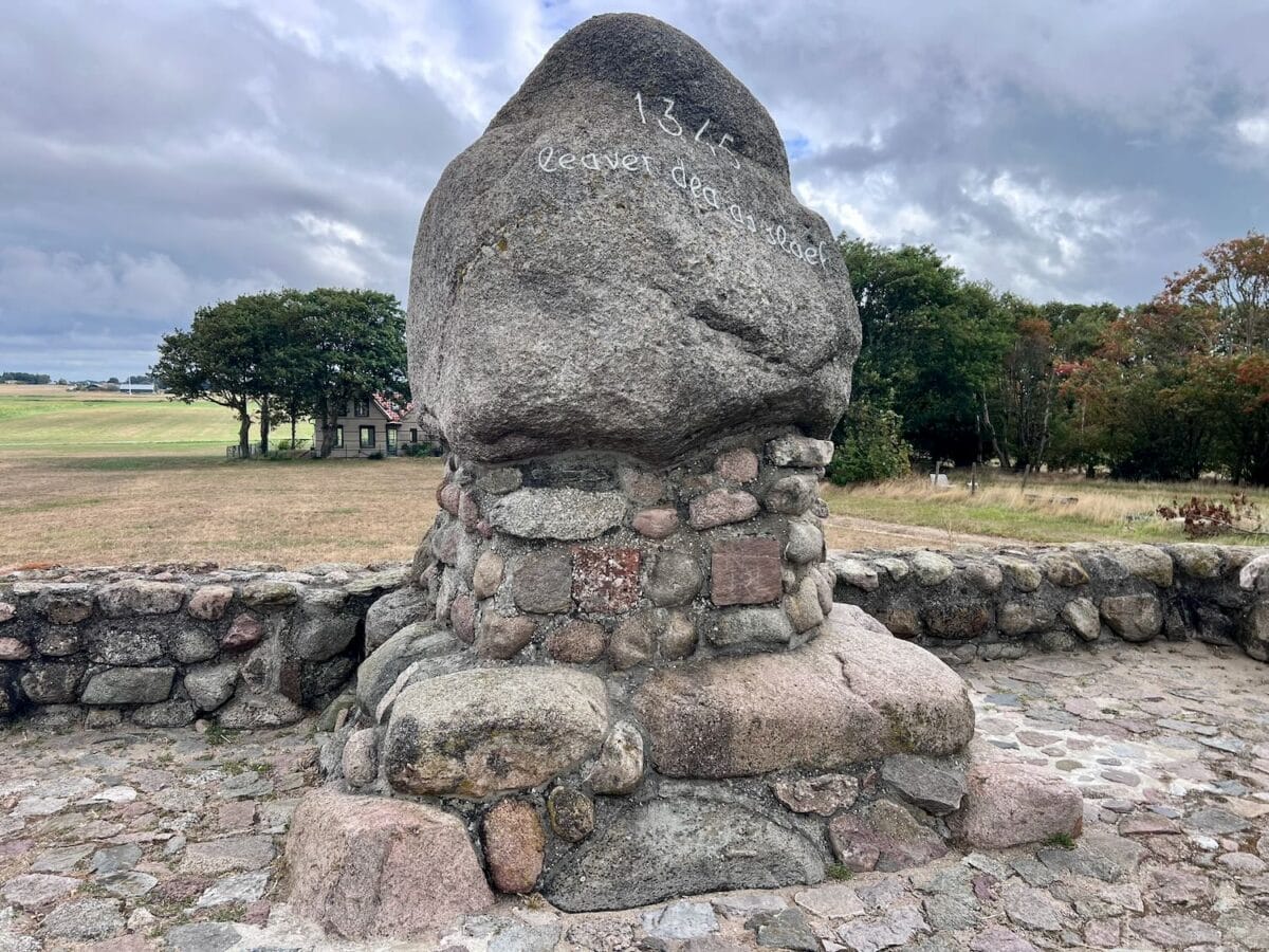 Monument at Roode Klif, Friesland, the Netherlands.