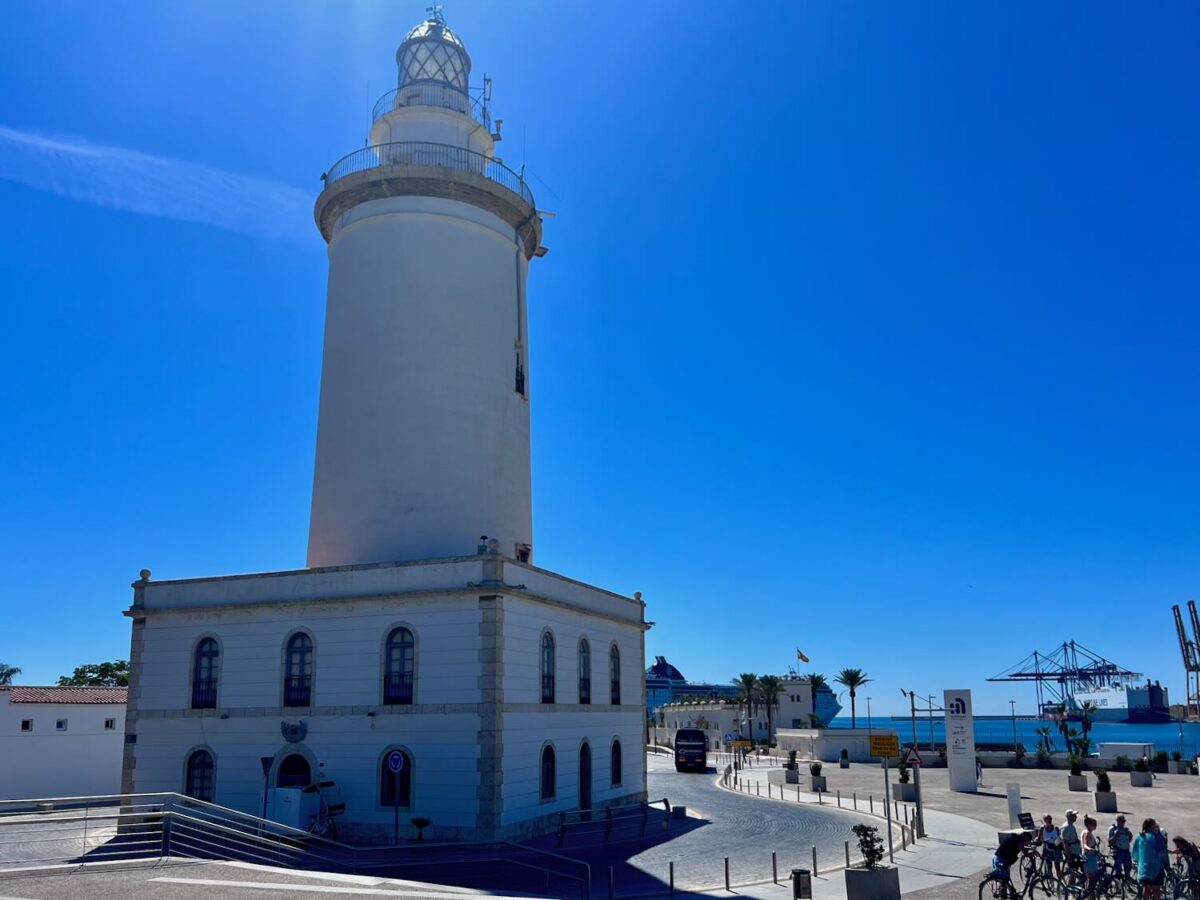 La Farola, de vuurtoren in Málaga.